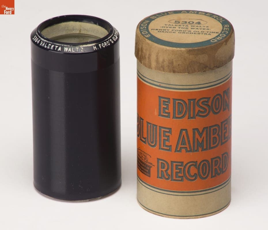 Blue Amberol Cylinder Record, "Valeeta Waltz (Over the Waves)," 1925-1927