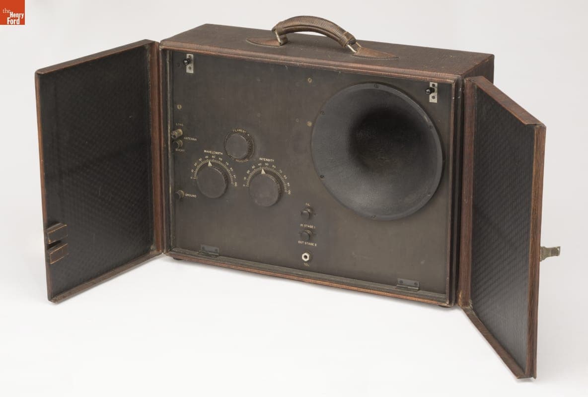 "Suitcase Radio," Made by Charles P. Steinmetz, 1923