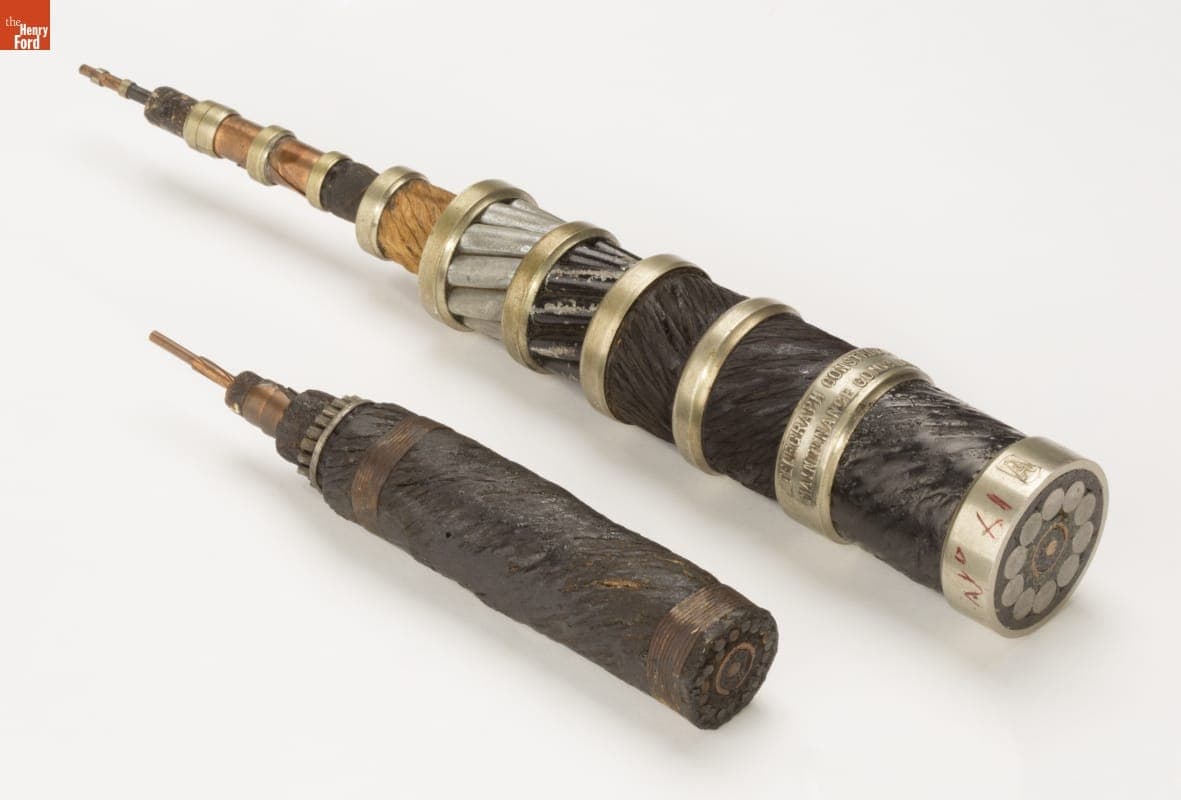 Sections of Submarine Cable Laid Between Key West, Florida and Havana, Cuba, 1921
