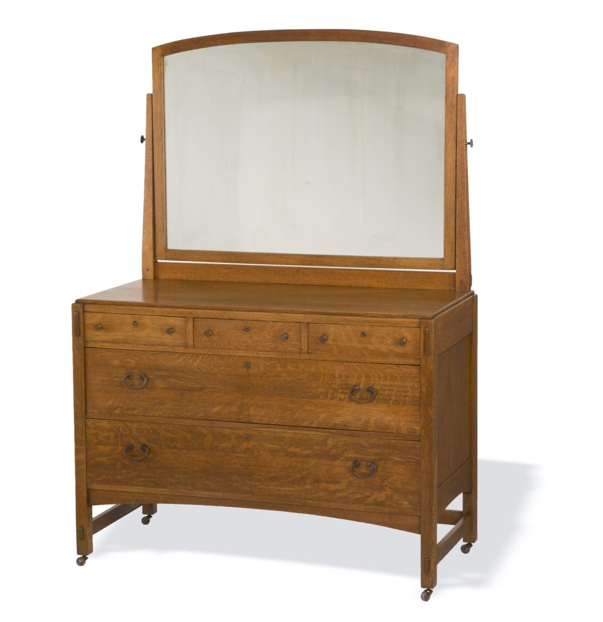 Limbert Dresser with Mirror, 1905-1915
