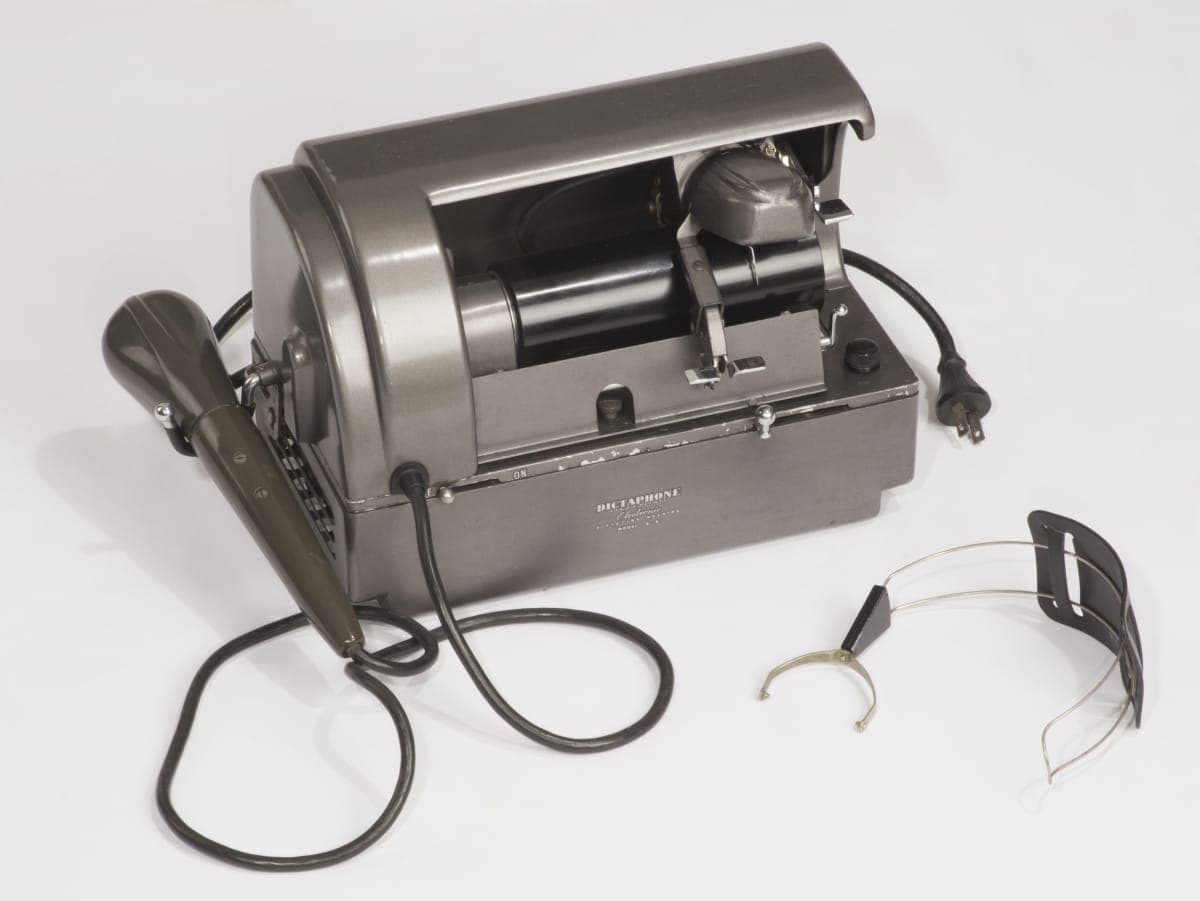 Dictaphone Dictating Machine, Model AE, 1930-1940