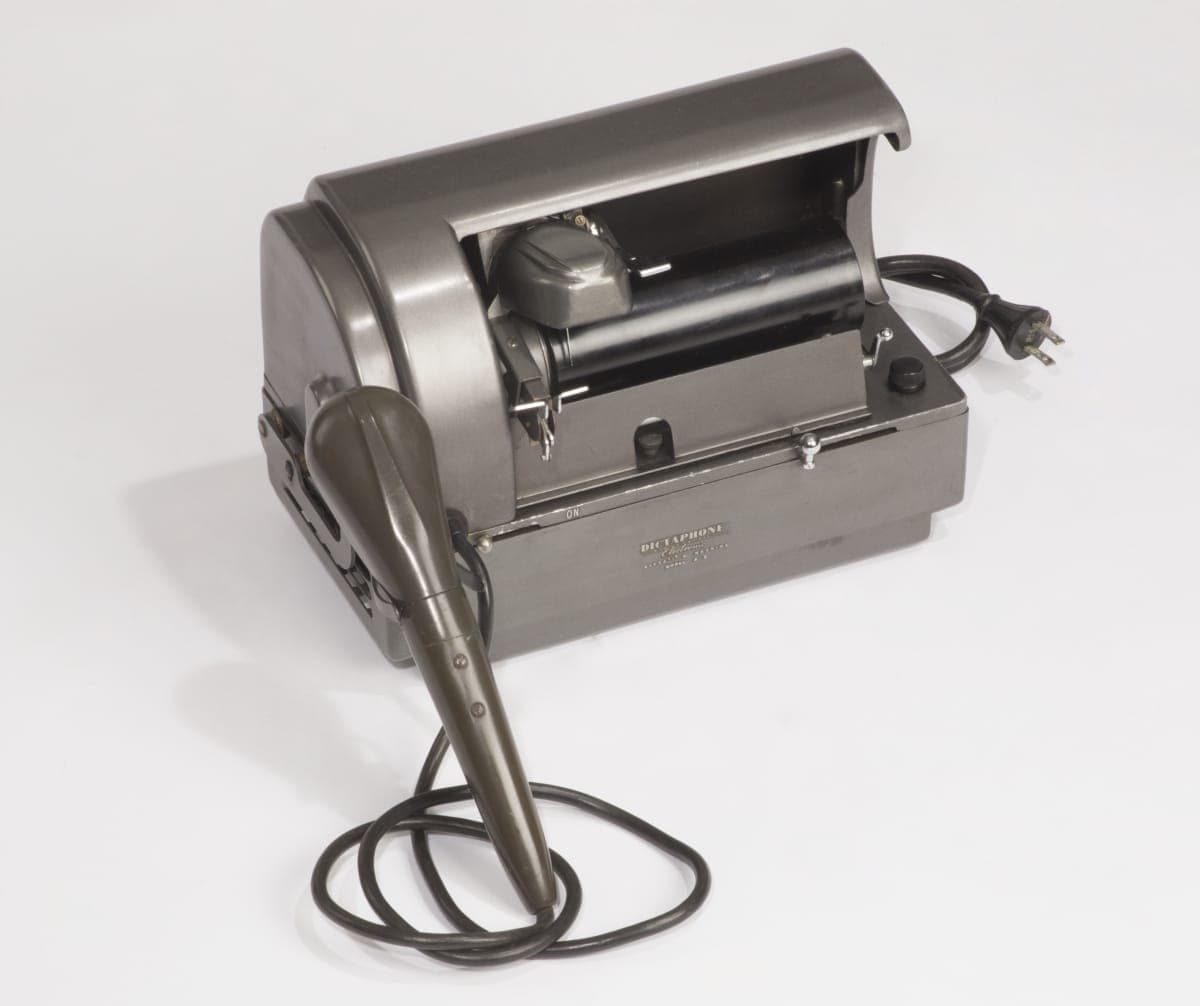 Dictaphone Dictating Machine, Model AE, 1930-1940