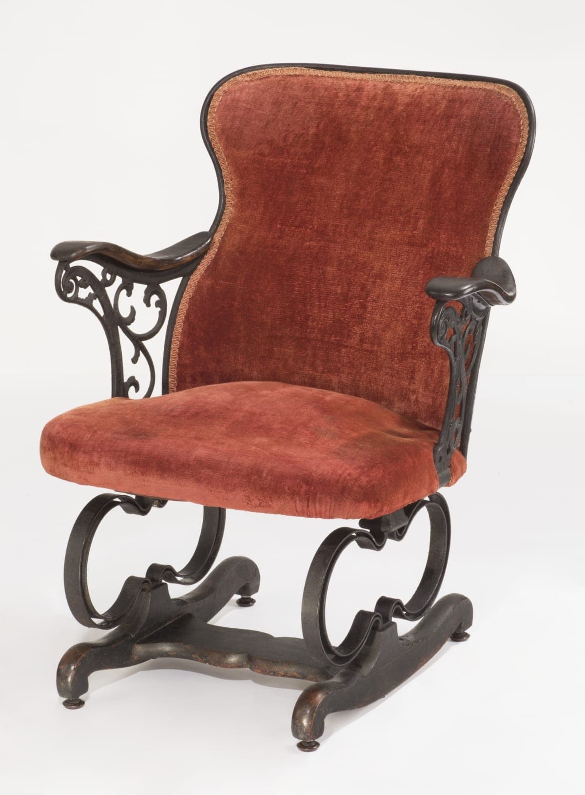 Centripetal Spring Chair from a Pullman Train Car, 1860-1880