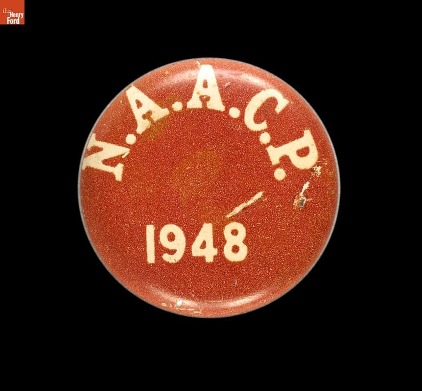 Button, National Association for the Advancement of Colored People, 1948
