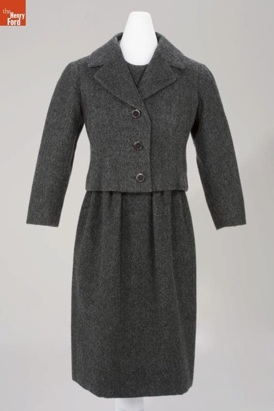 Christian Dior Afternoon Dress with Jacket, Worn by Elizabeth Parke Firestone, 1959