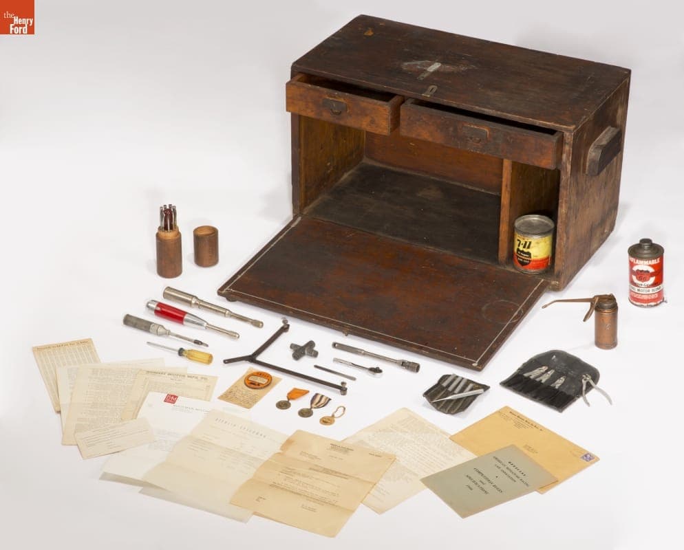 Toolbox, Used by George Hook, 1946-1952