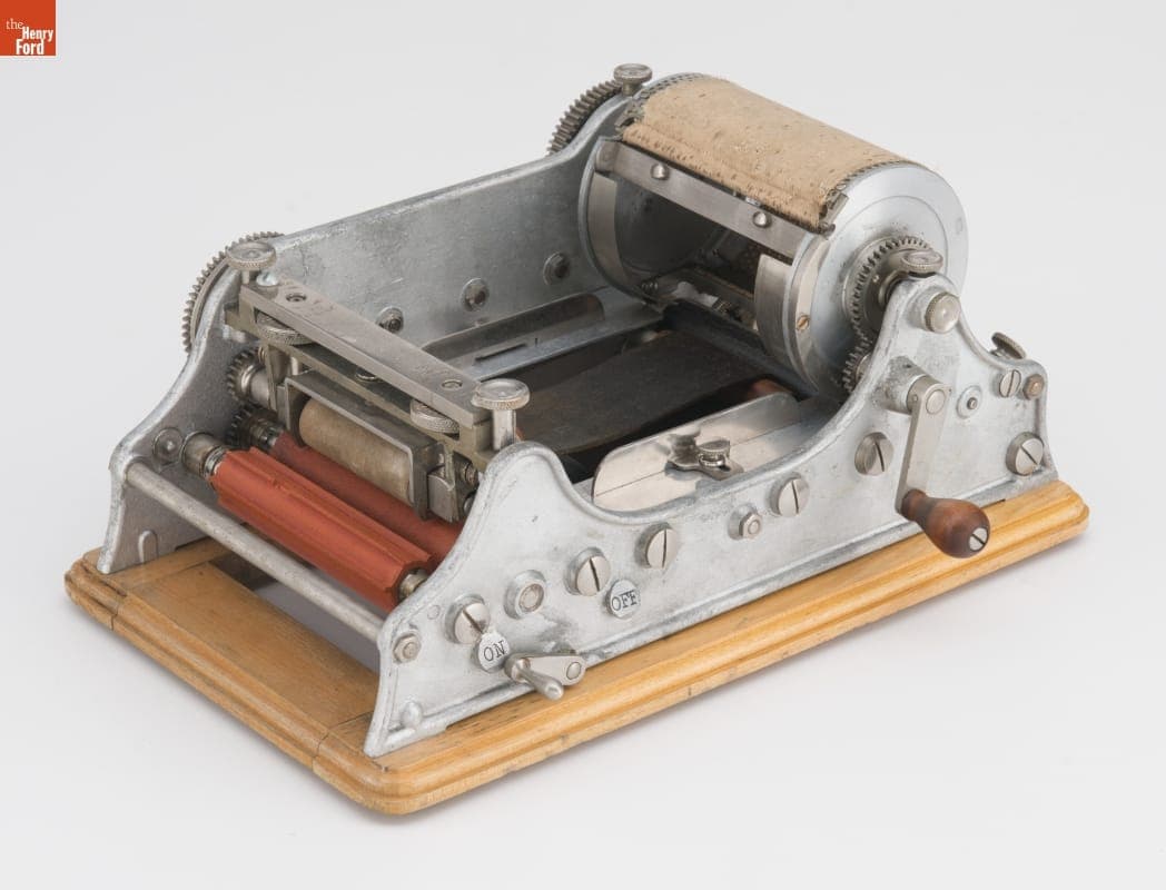 Mimeograph, Used by the New York Police Department, 1920