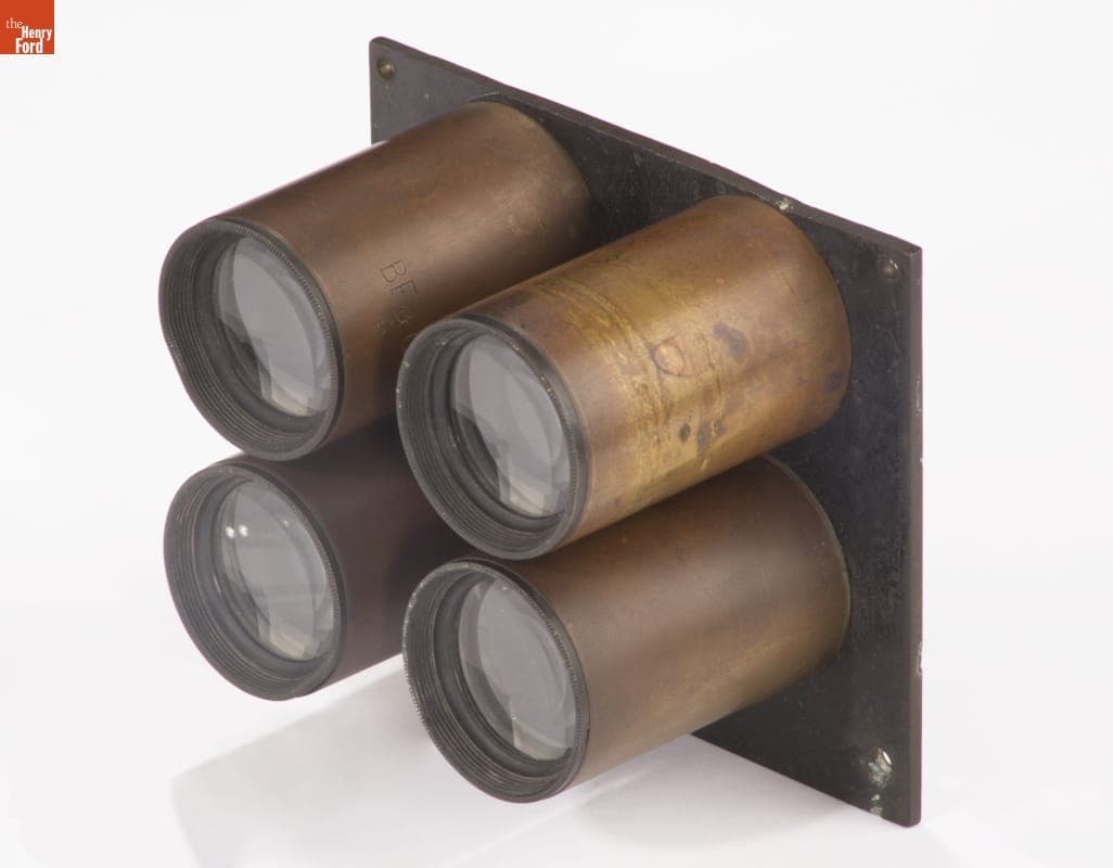 Benjamin French Tintype Camera Lens, 1860-1890