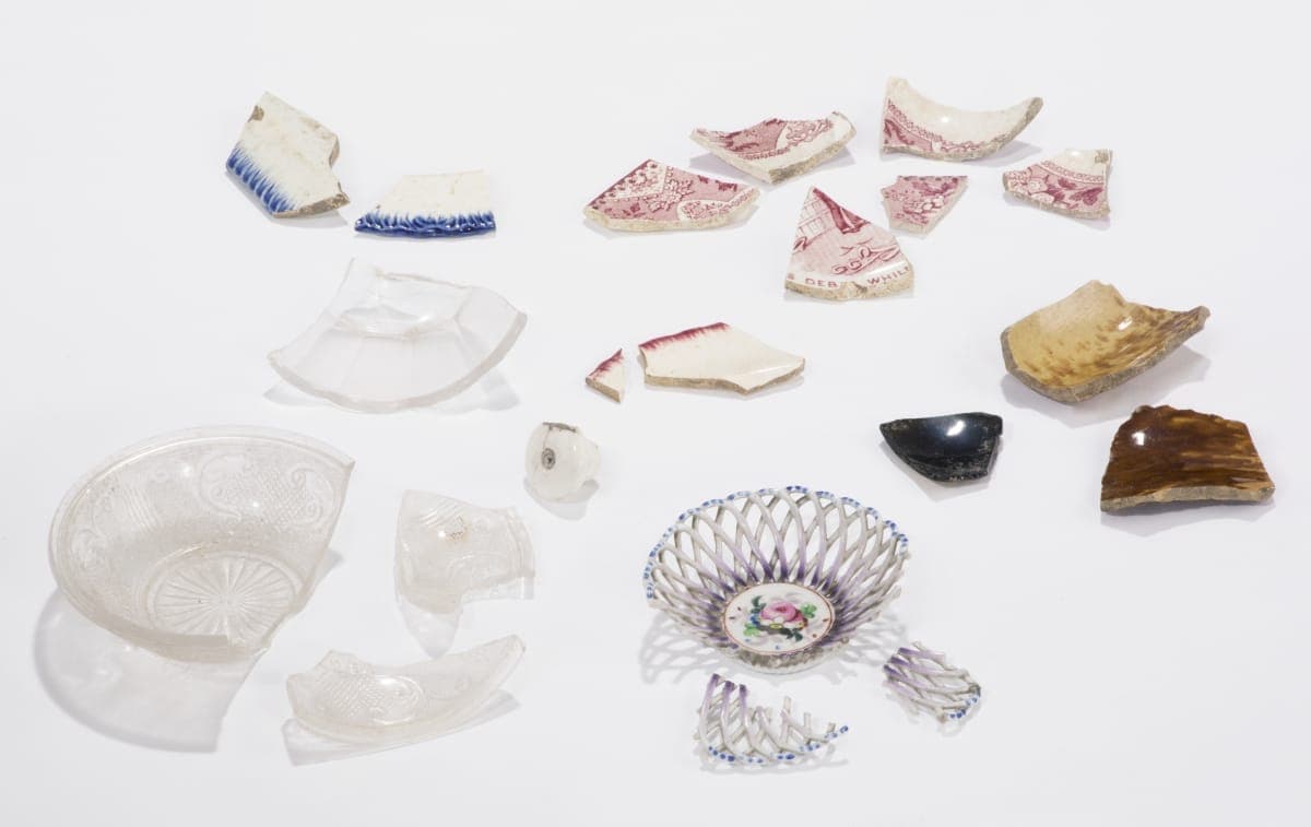 Shards Found at Henry Ford's Birthplace, Dearborn, Michigan, 1860-1919