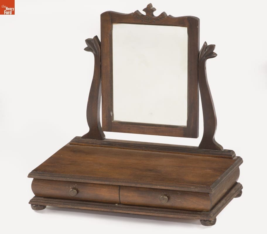 Jewelry Box and Mirror, Built by Edward Knabusch and Edwin Shoemaker, 1925-1935