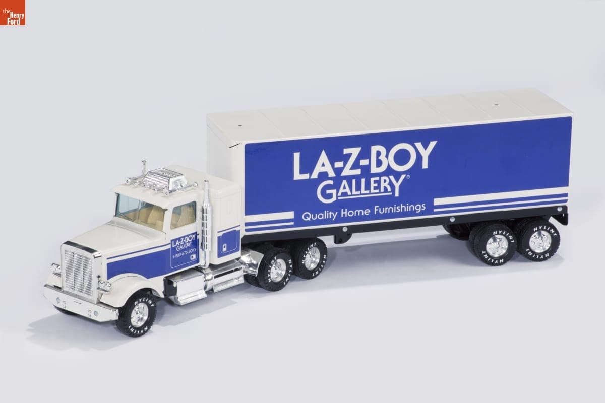 Collectible La-Z-Boy Toy Semi Truck, 1989-2001