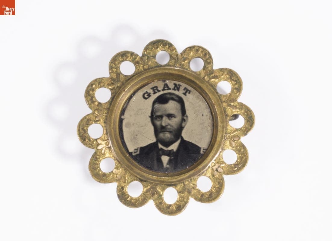 Ulysses S. Grant Campaign Badge, 1868-1872