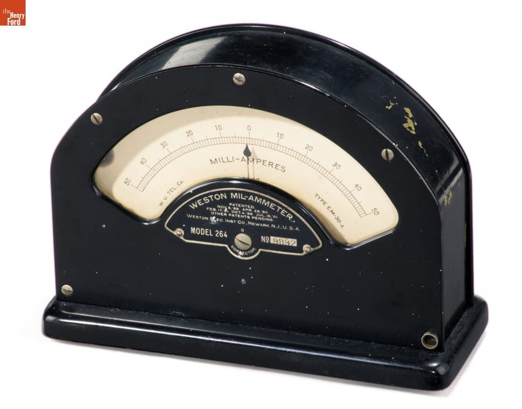 Weston Model 264 Milliammeter, circa 1914