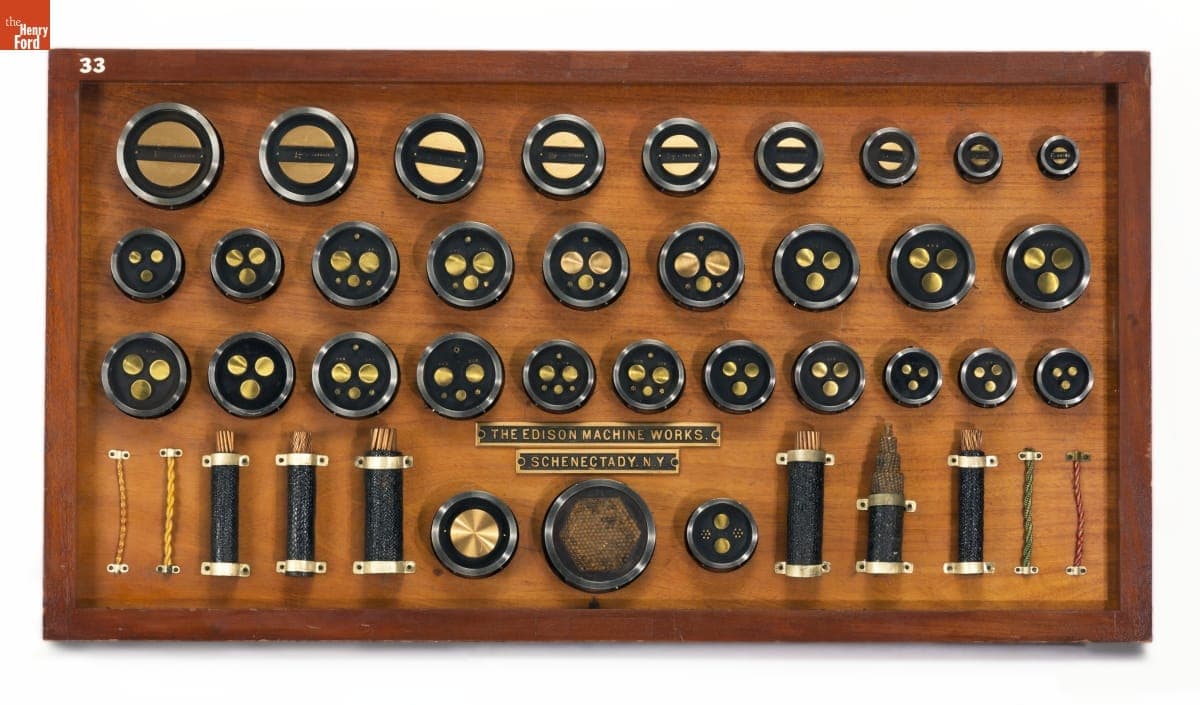 Cross Sections of Edison Machine Works Electric Cables, 1886-1889