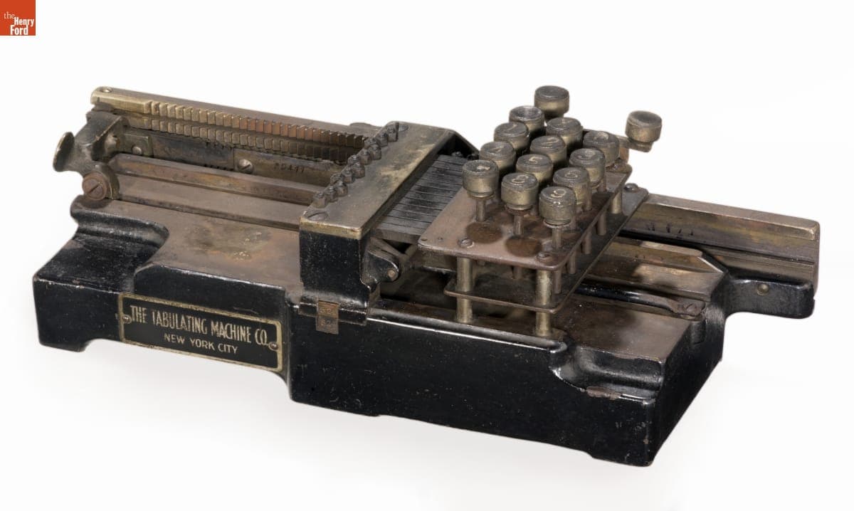 Tabulating Machine Co. Type 001 Keypunch, 1901-1911