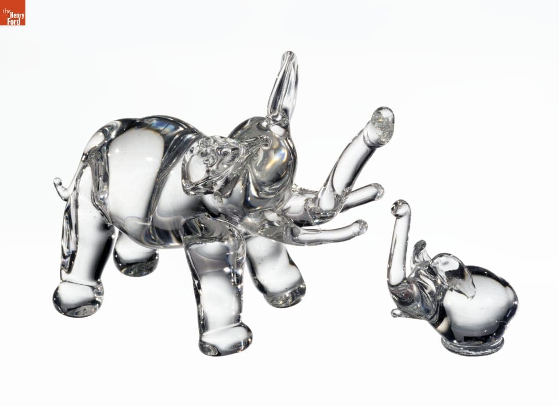 Miniature Glass Elephants, 1966