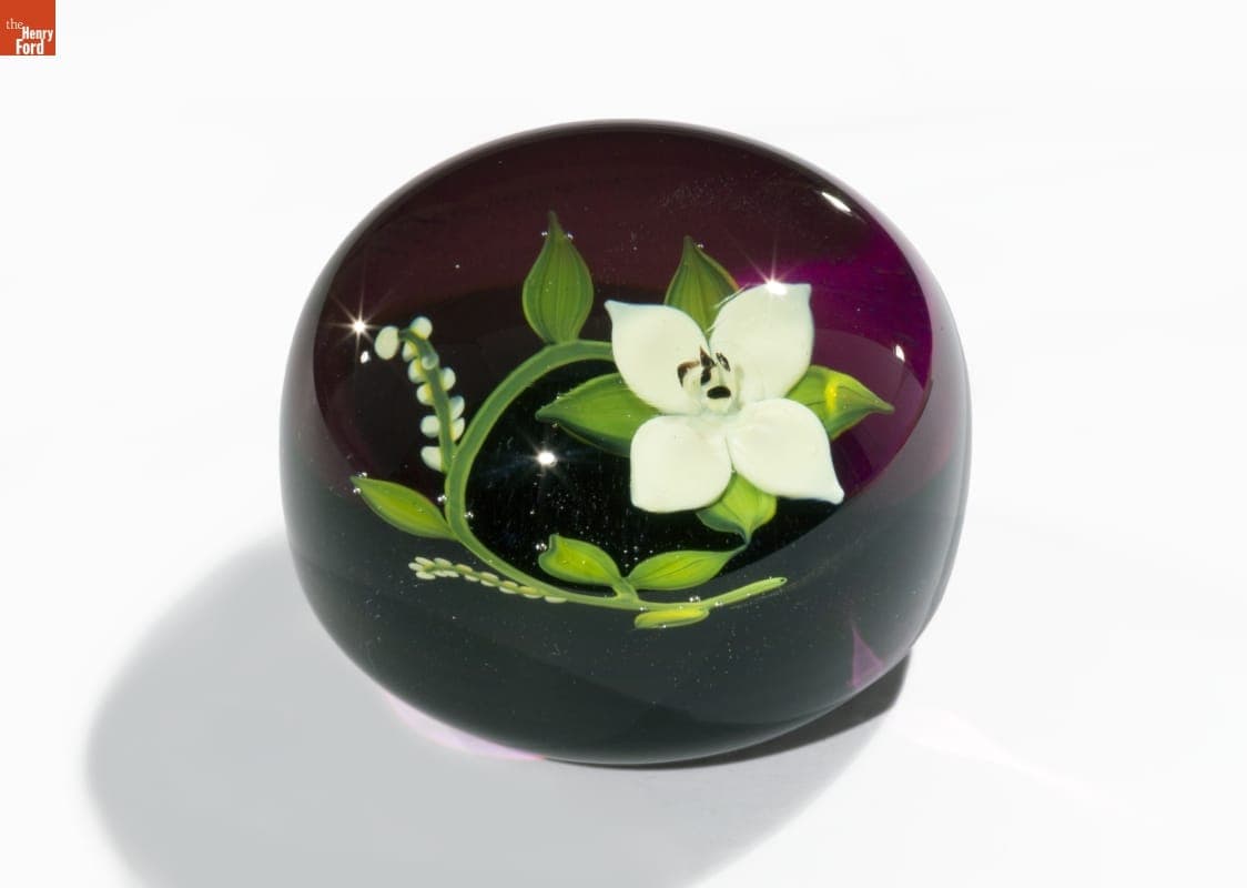 "Meadow Wreath," by Paul J. Stankard, 1973