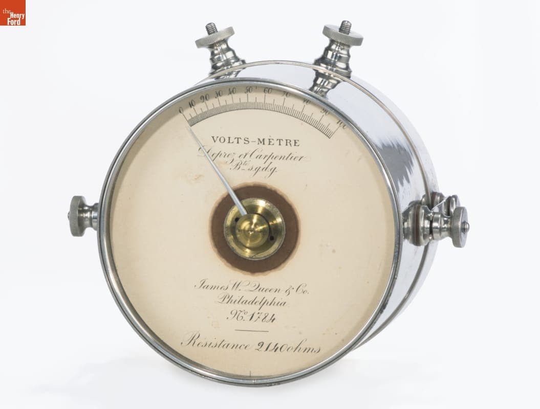 Deprez et Carpentier Voltmeter, 1890-1893