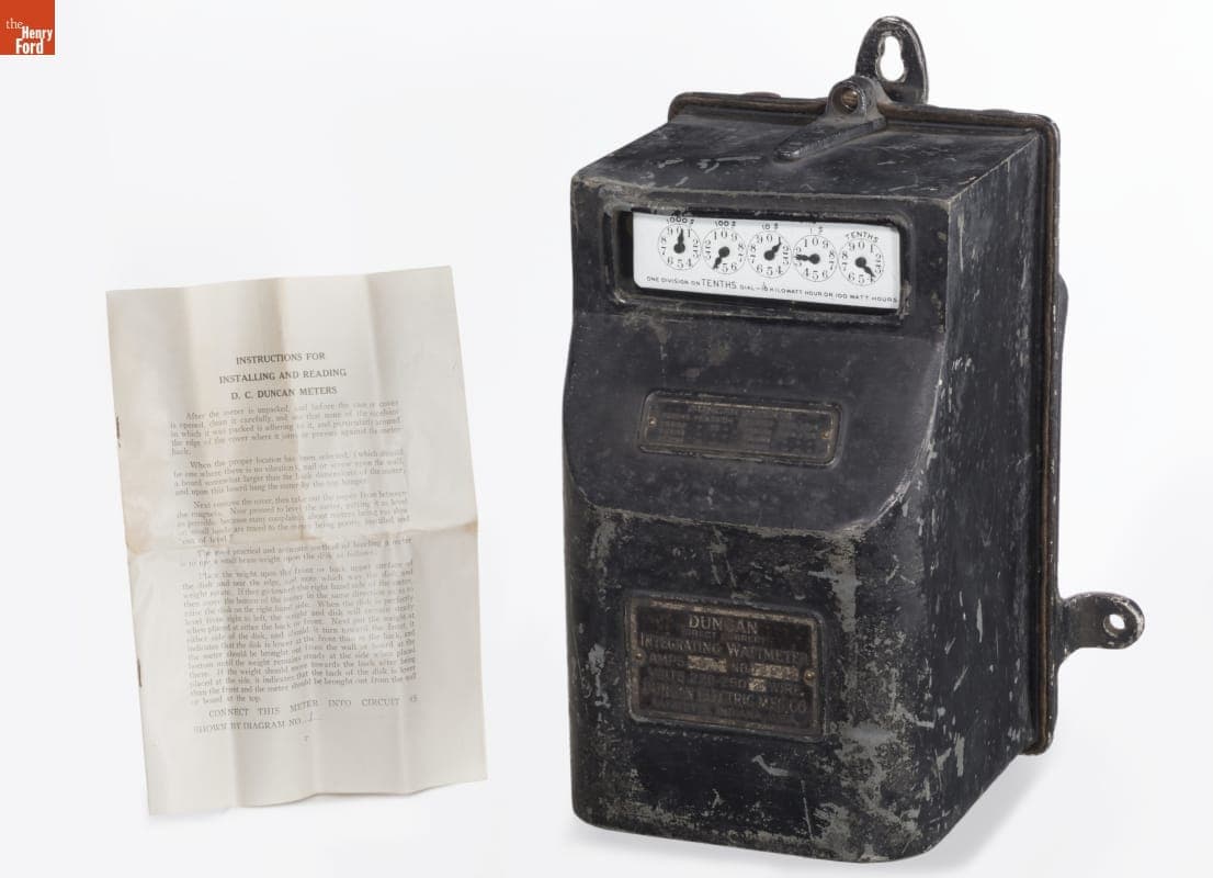 Duncan Model A Wattmeter, 1905-1908