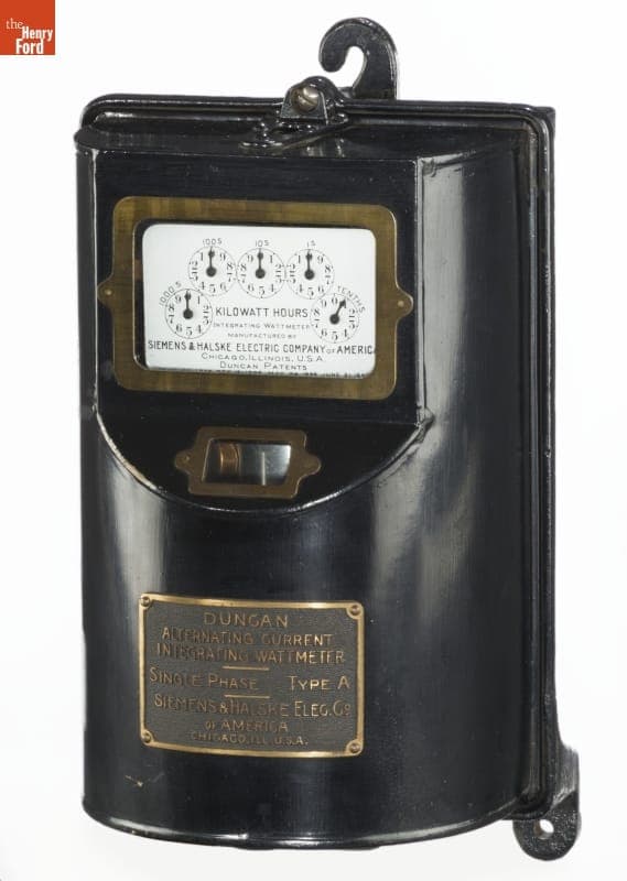 Siemens & Halske Duncan Type A Wattmeter, 1899-1900
