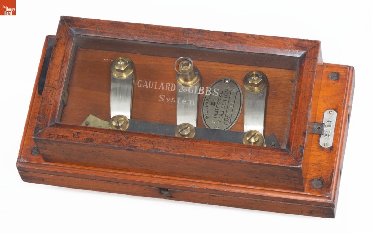 Cycle Switch for Gaulard & Gibbs Transformer, 1882-1888