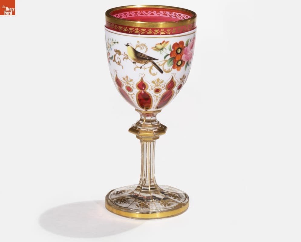 Set of Wine Glasses, 1850-1880