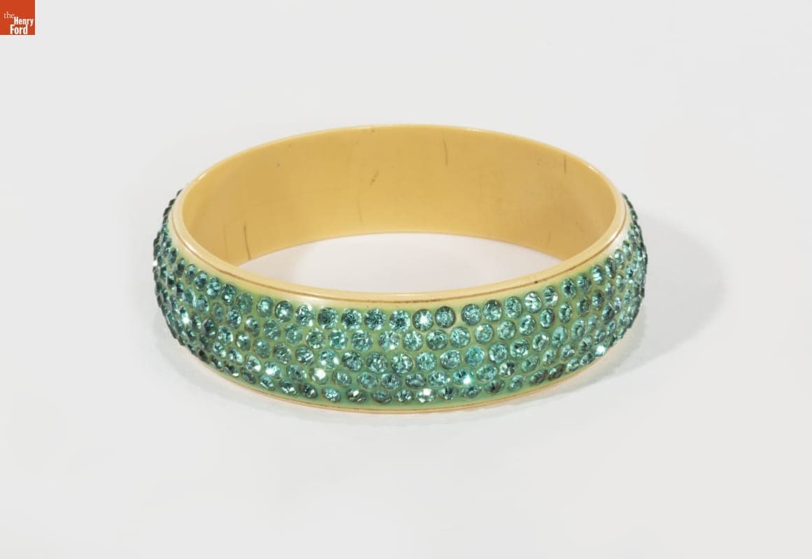Rhinestone Studded Bracelet, Worn by Janet Visner Kozlowski, 1968