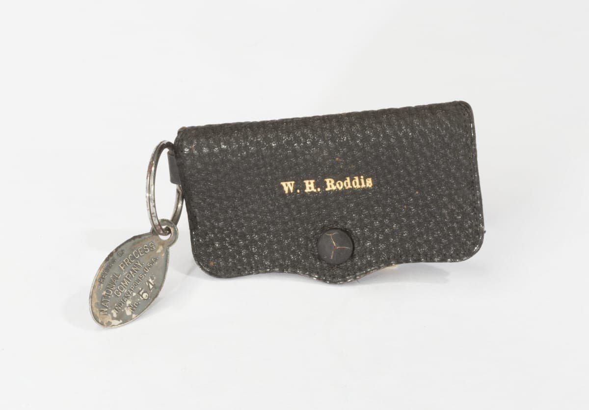 Key Case with Fob, Used by William Roddis, circa 1910