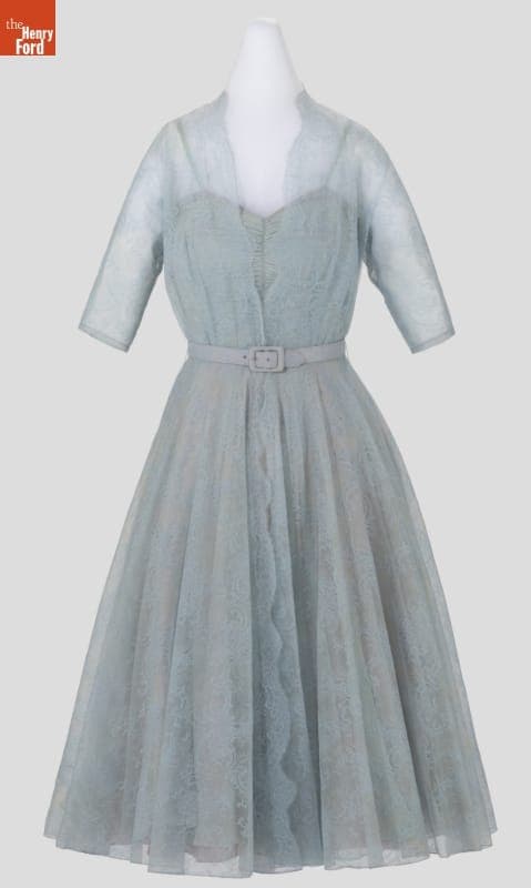 Gothe' Dress, Worn by Catherine Prindle Roddis, circa 1948