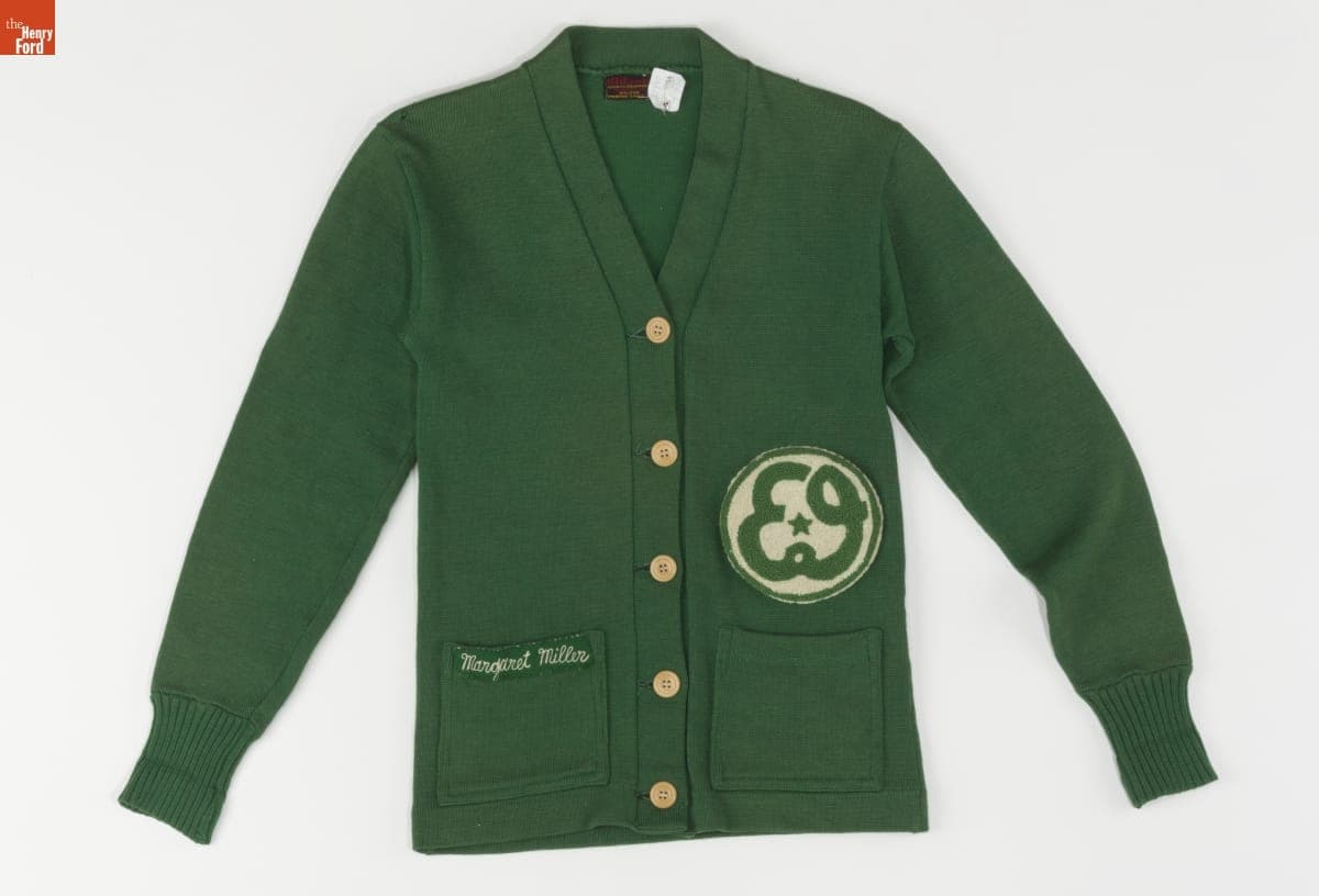 Edison Institute Schools Letter Sweater, circa 1947