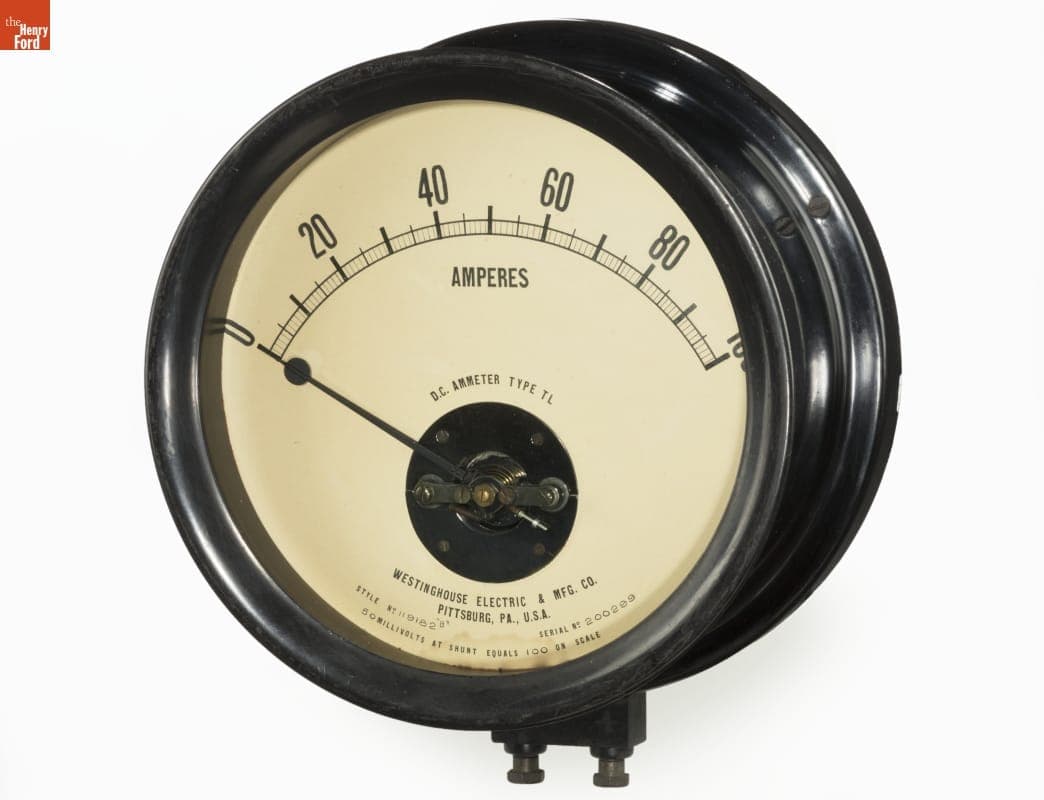 Westinghouse Type TL Ammeter, circa 1911