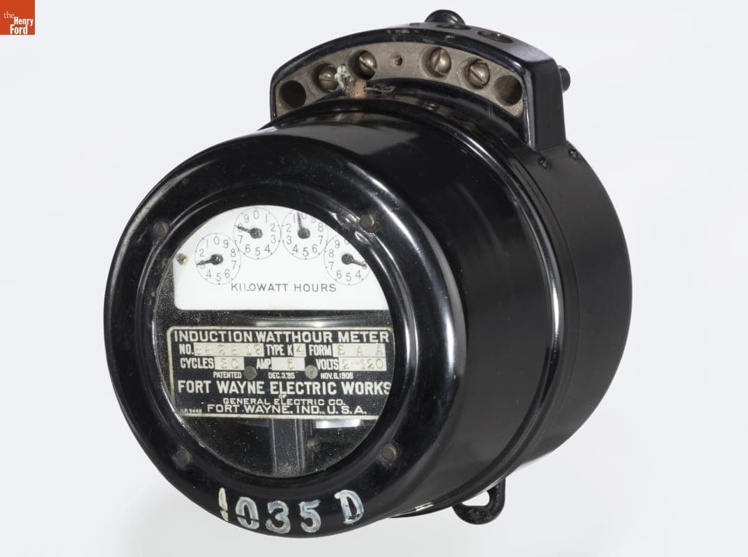 Fort Wayne Type K-4 Wattmeter, 1911-1914