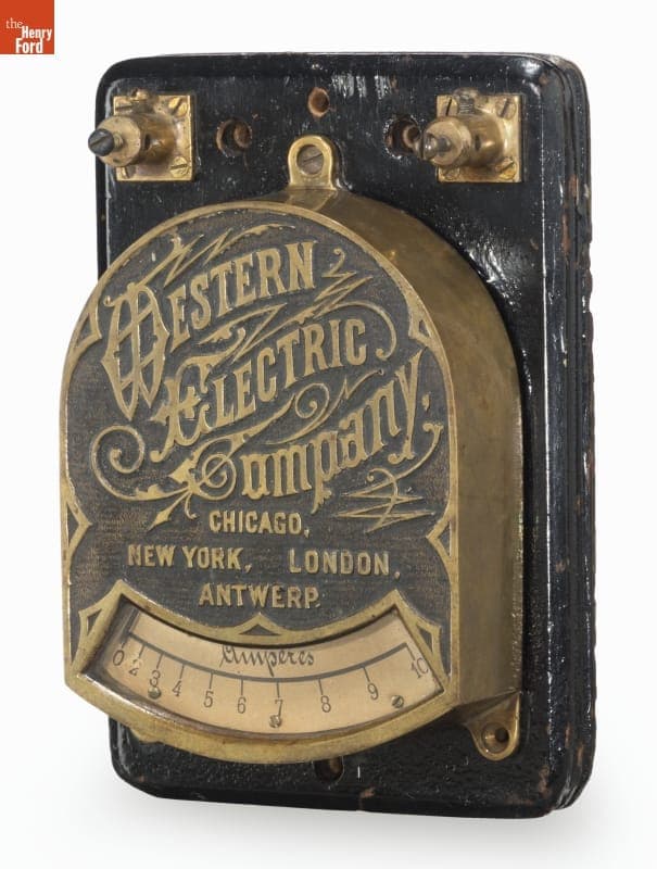 Western Electric Ammeter, Used by the Toledo Edison Company, 1887