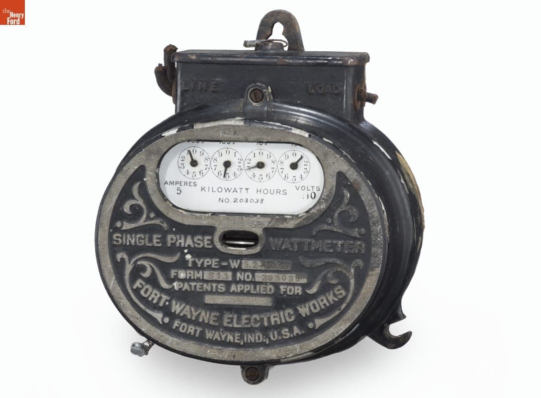 Fort Wayne Type W Wattmeter, circa 1905