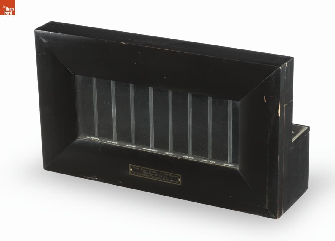Gaseous Elements Display Case, circa 1928
