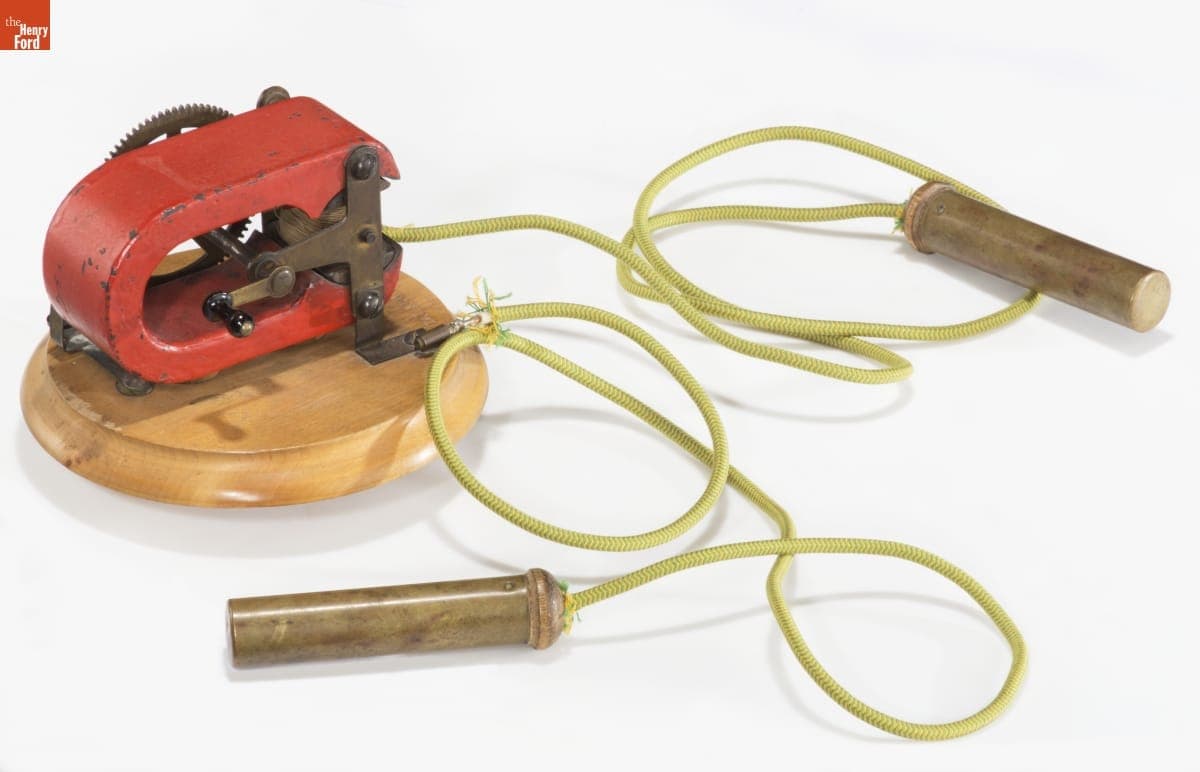 Electric Shock Box, Used by Milton Wright, 1897-1917