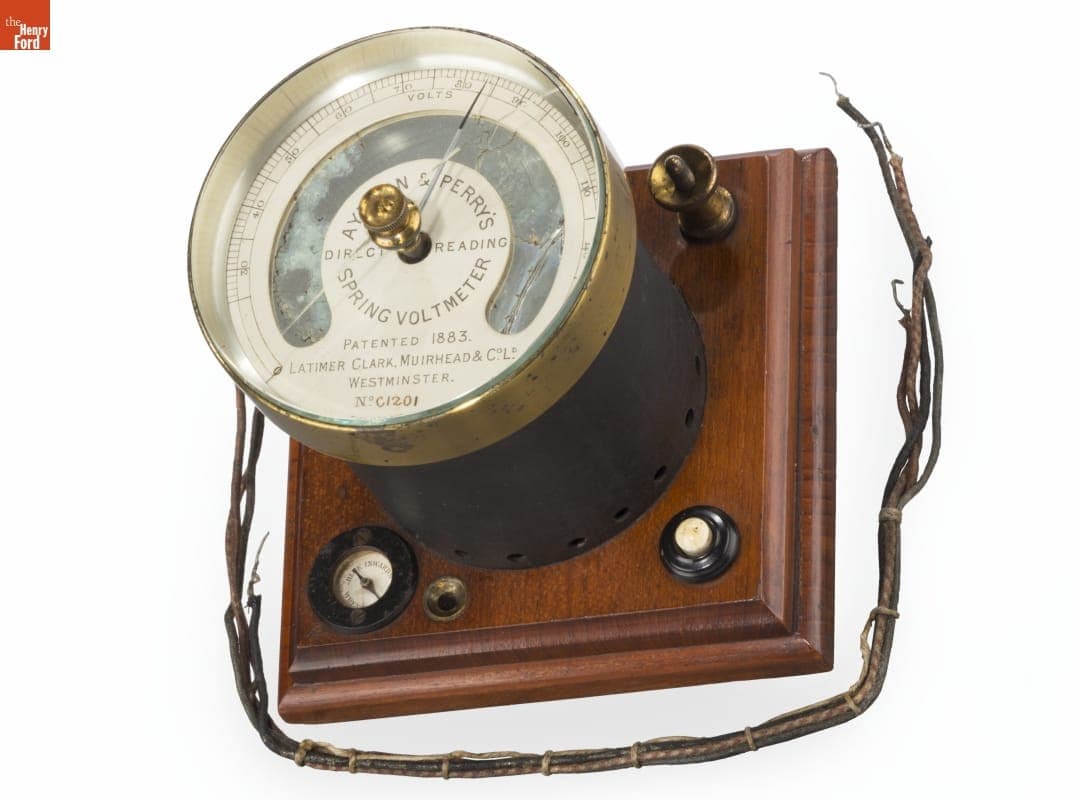 Ayrton & Perry Voltmeter, 1883-1890
