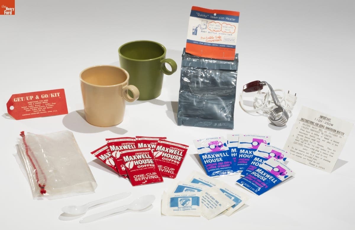 "Get Up & Go Kit" for Making Coffee, circa 1970