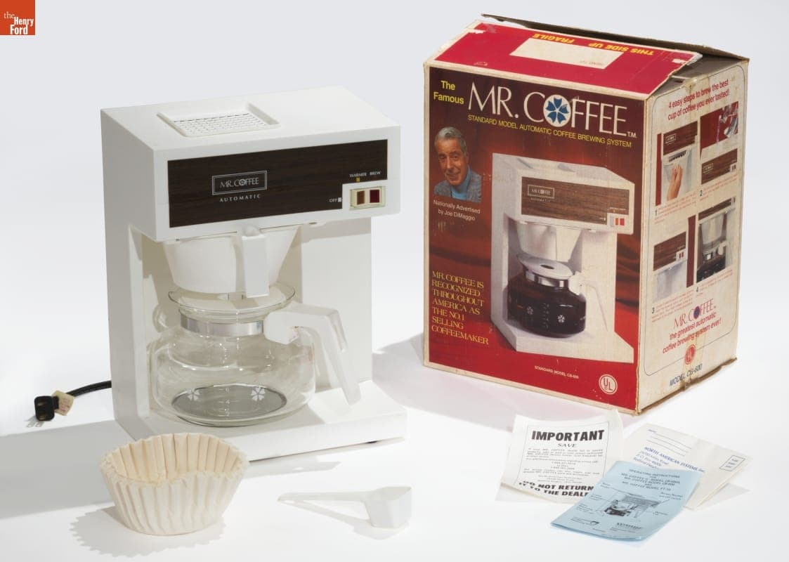 Mr. Coffee Electric Coffee Maker, circa 1975