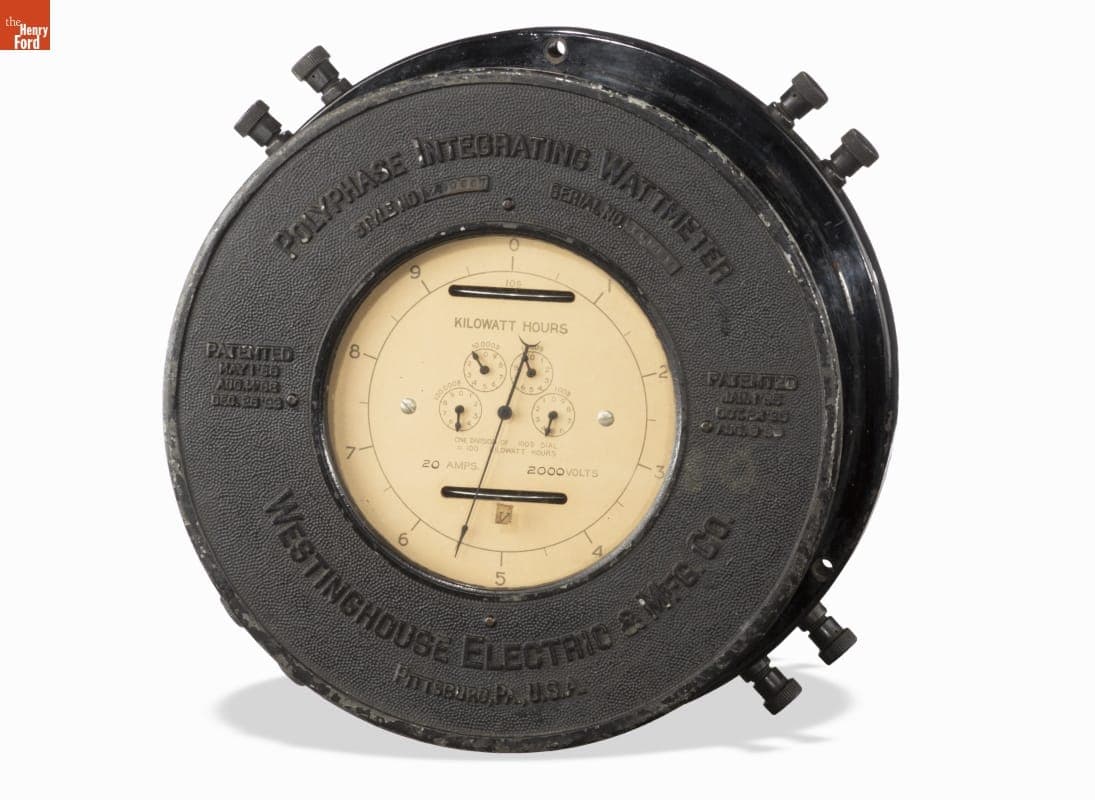 Westinghouse Type C Switchboard Wattmeter, 1906-1911