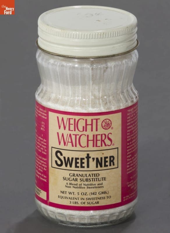 Weight Watchers "Sweet'ner" Jar, circa 1972