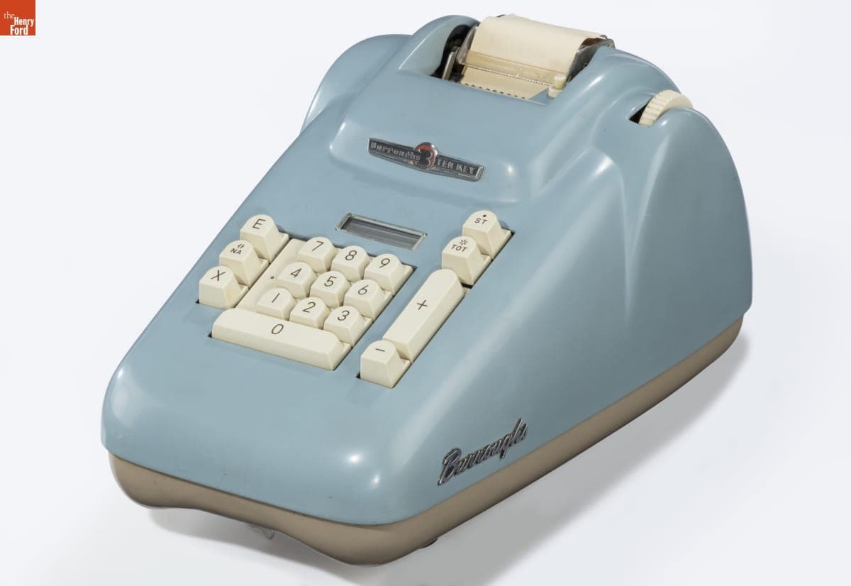 Burroughs "Series J" Ten Key Adding Machine, 1954-1975