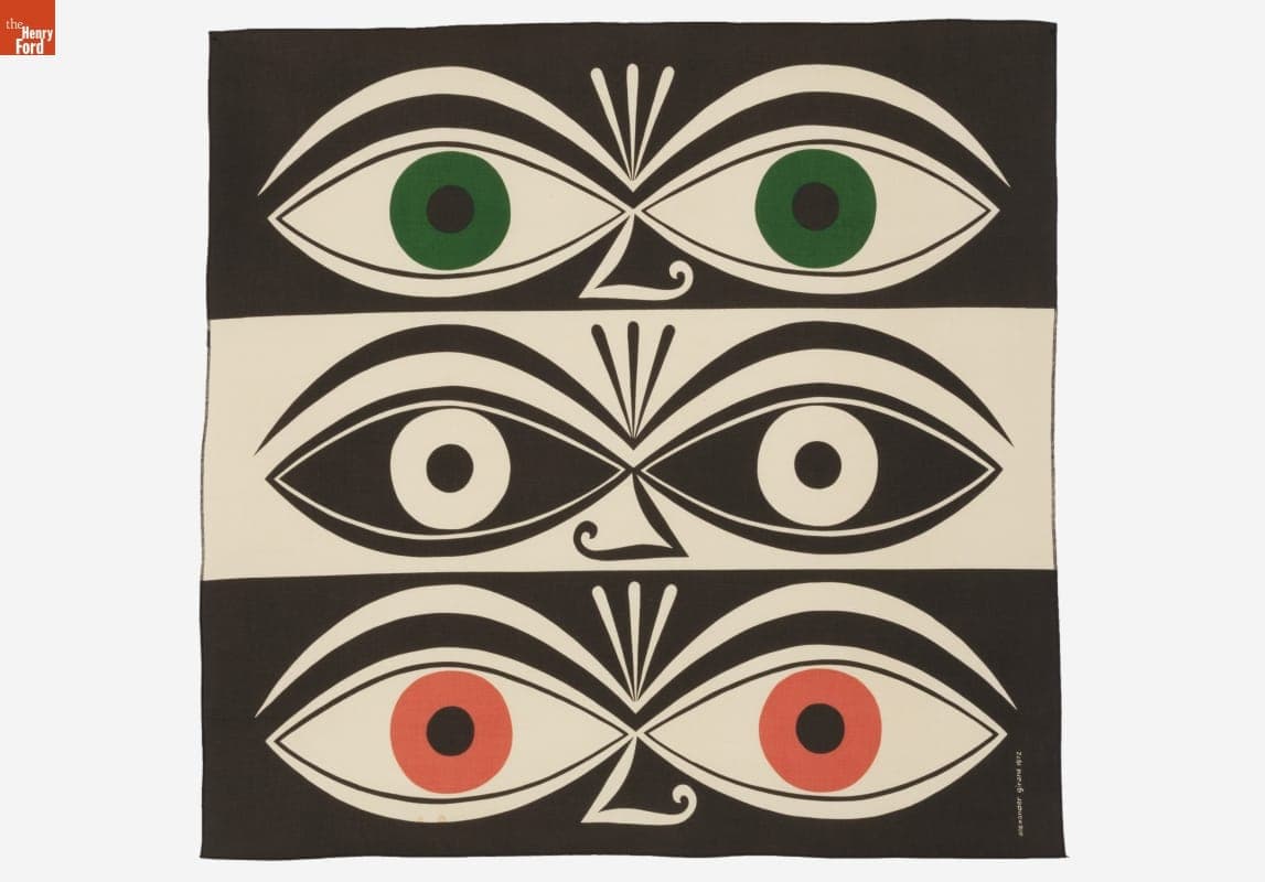 Environmental Enrichment Panel, "Triple Eyes," Designed by Alexander Girard for Herman Miller, 1972