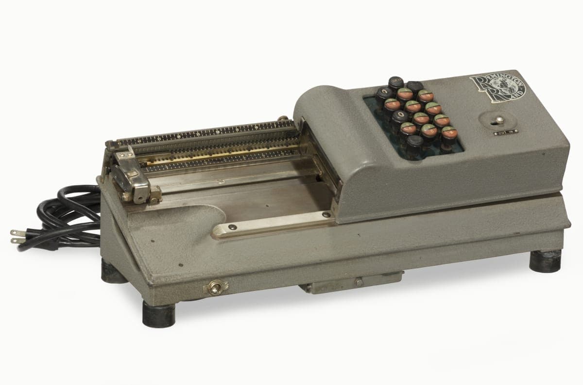 Remington Rand "Type 202" Portable Electronic Keypunch, circa 1955