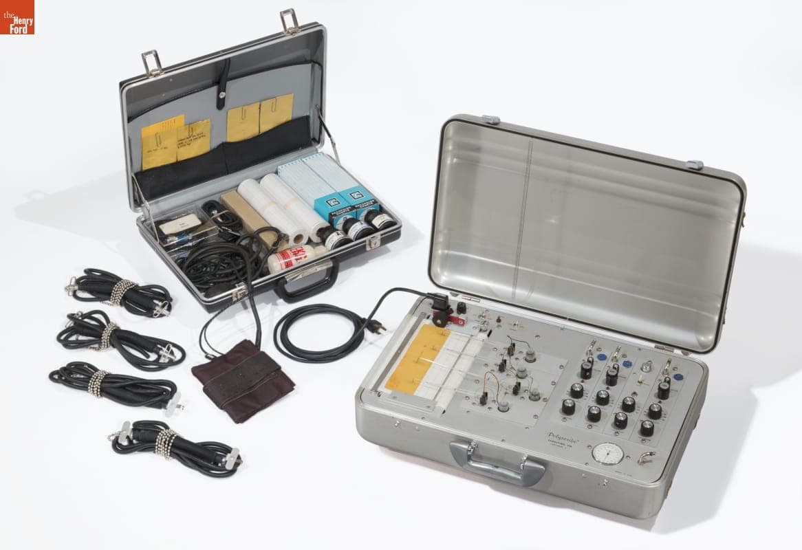 Polyscribe Model 22770 Polygraph Machine and Accessories Kit, 1974-1977