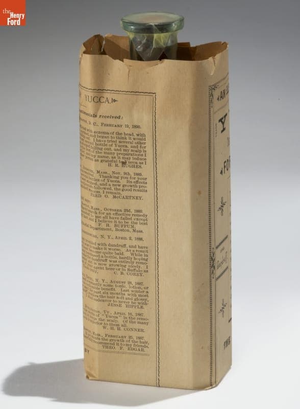 Yucca for the Hair and Scalp, 1890-1901