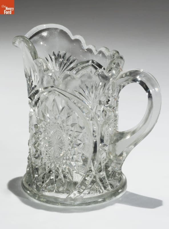 Indiana Glass Company "Oval Star" Toy Pitcher, circa 1920