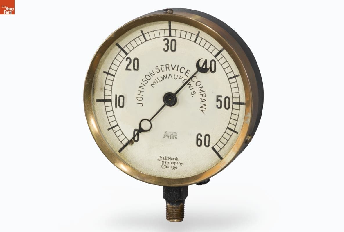 Jas. P. Marsh & Company Air Pressure Gauge, 1907-1932