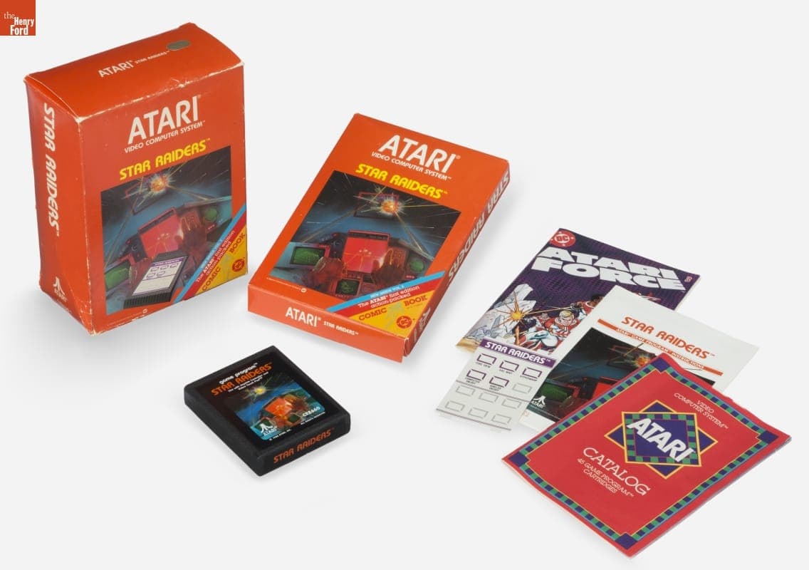 Atari Video Game, "Star Raiders," with Video Touch Pad, 1976-1982