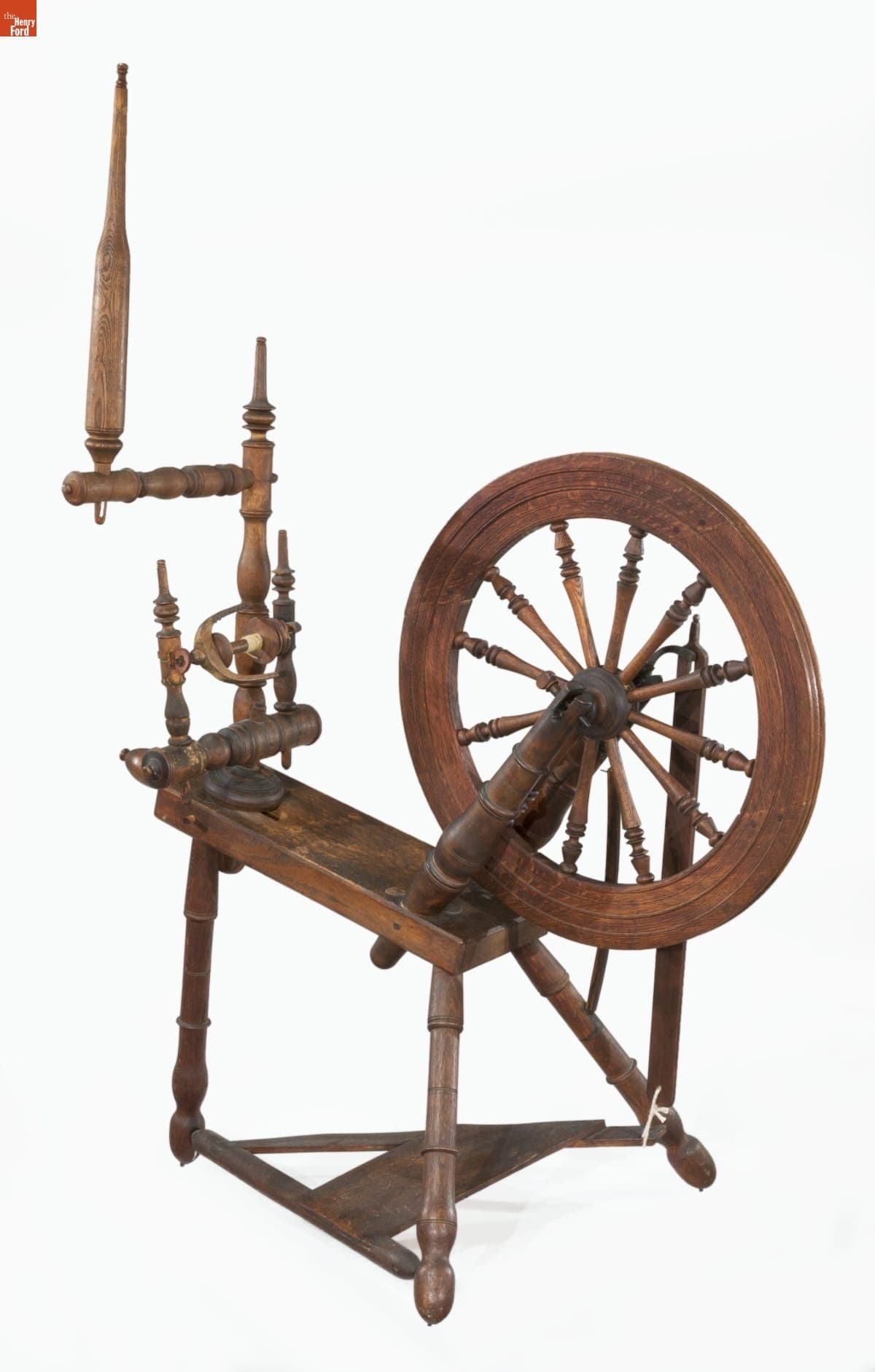 Flax Wheel, Made by S. Hillard, 1800-1850